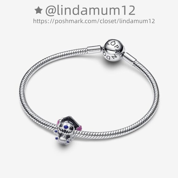 Pandora Disney Stitch Graduation Charm - Picture 3 of 6